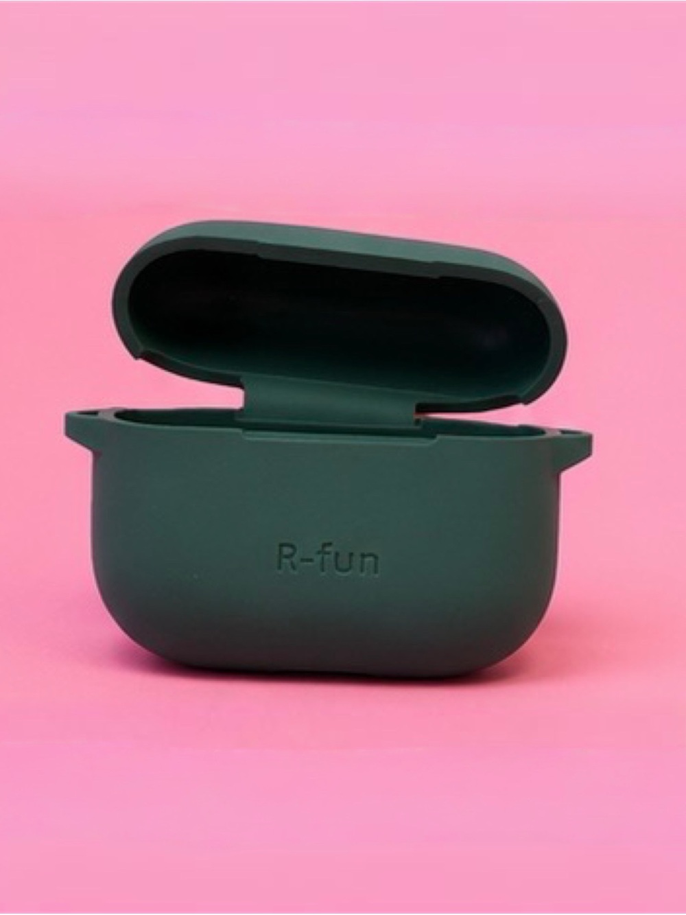 R-fun Silicone Apple AirPod Pro Case in Deep Green